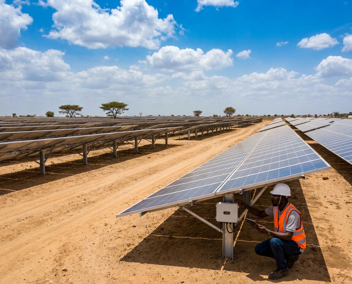 Solar power installation
